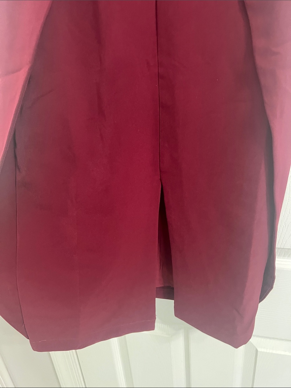 NWT | Andrea Iyamah Sita Corset Skirt in Burgundy, Size S - Picture 4 of 8